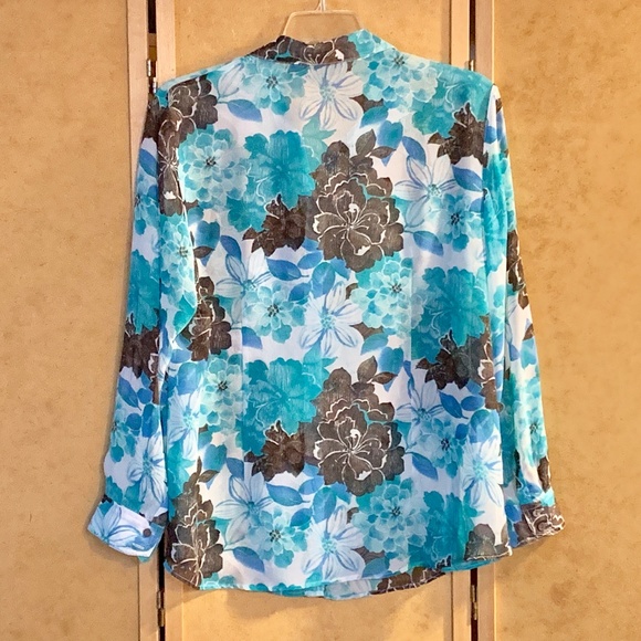 ADDITIONS BY CHICOS Size 3 Long Sleeve Blouse - Picture 5 of 5